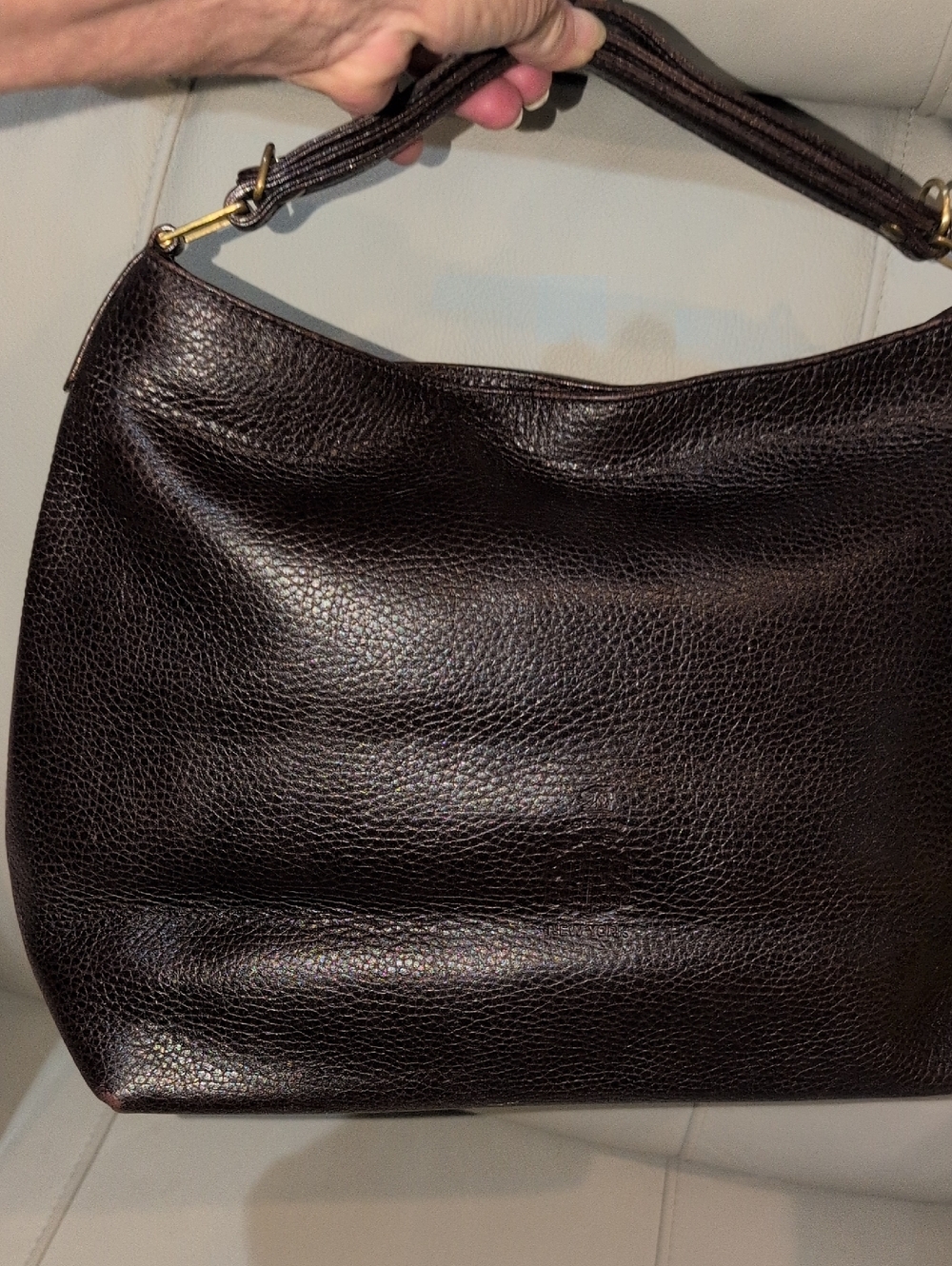 Marc Cross Vintage Dark Brown Shoulder Bag